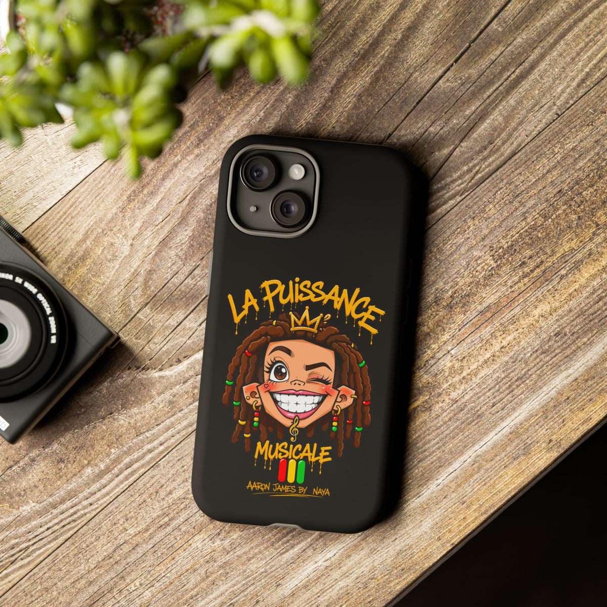 Coque Rasta Queen – Noir | La Puissance Musicale