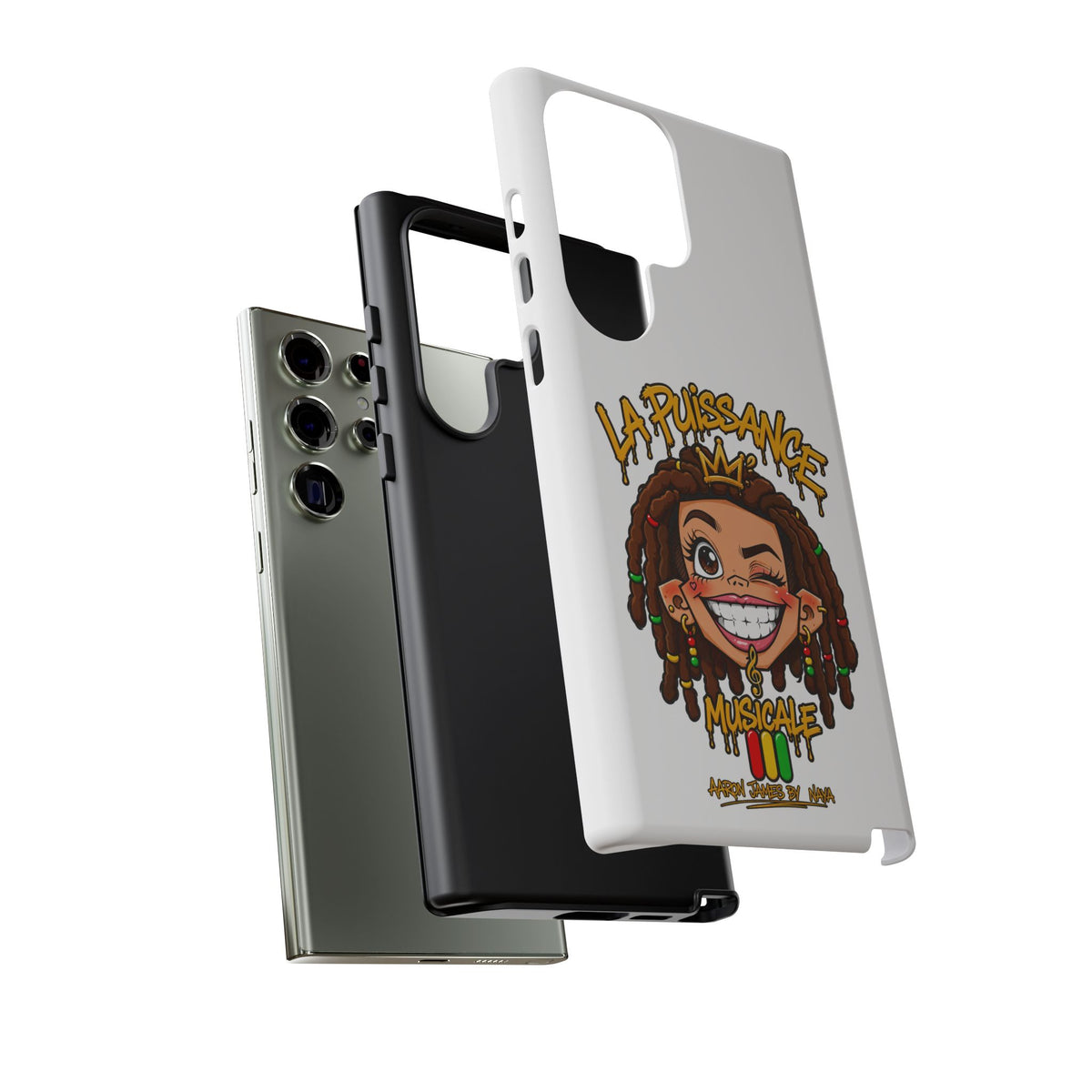 Coque Samsung Rasta Queen – Blanc | La Puissance Musicale