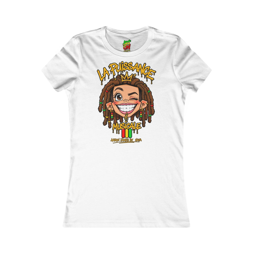 T-shirt Femme La Puissance Musicale Rasta Queen