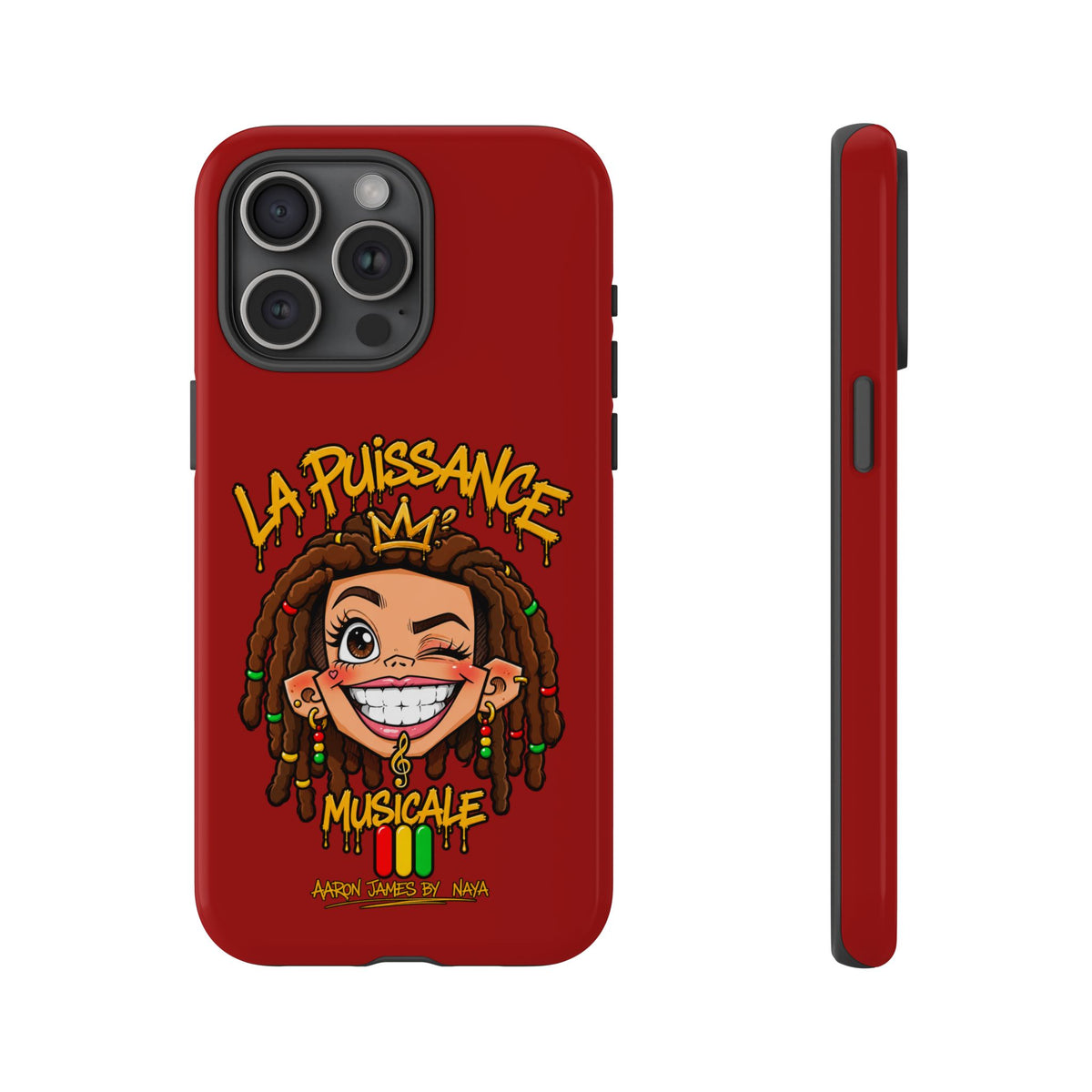 Coque Rasta Queen – Rouge | La Puissance Musicale