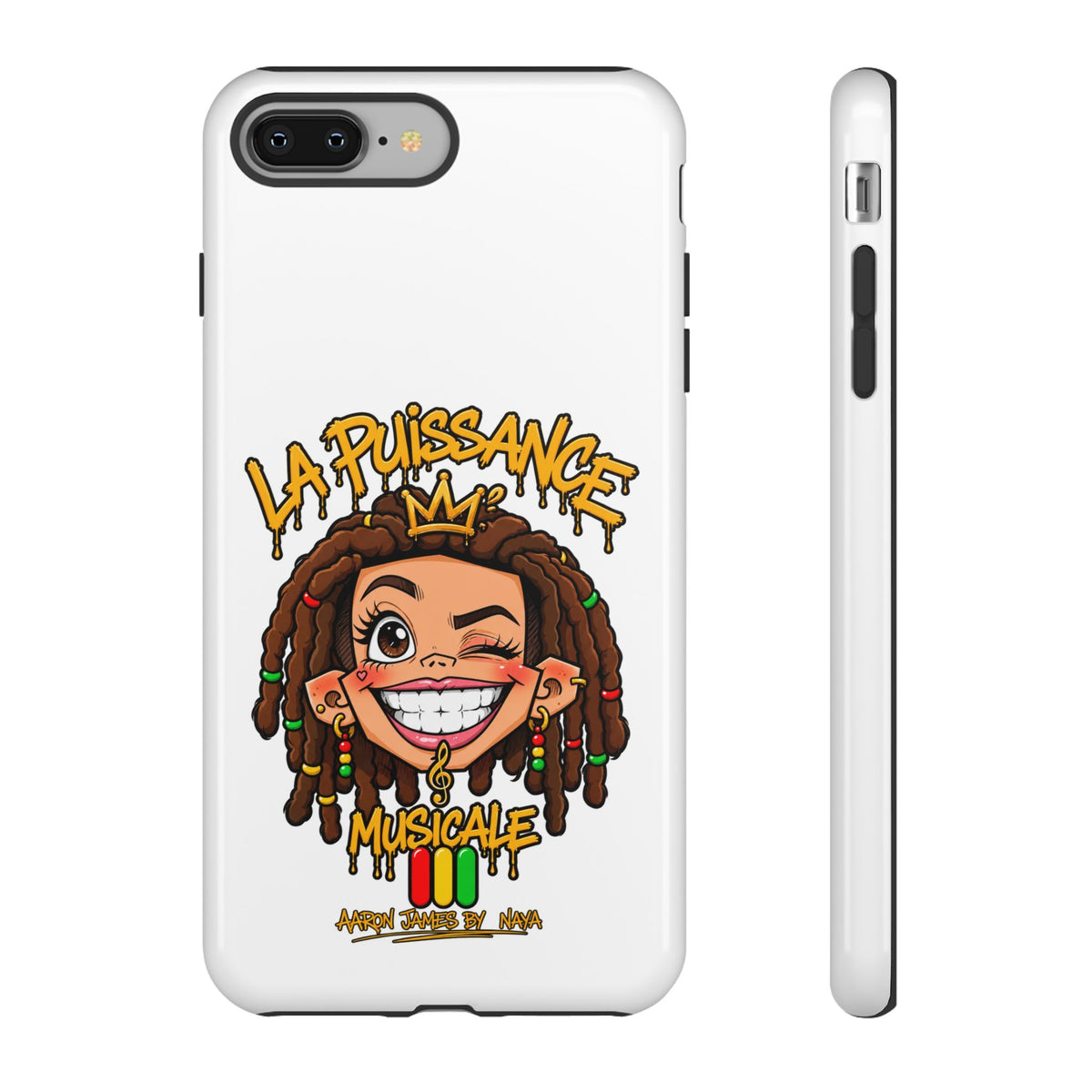 Coque Rasta Queen – Blanc | La Puissance Musicale