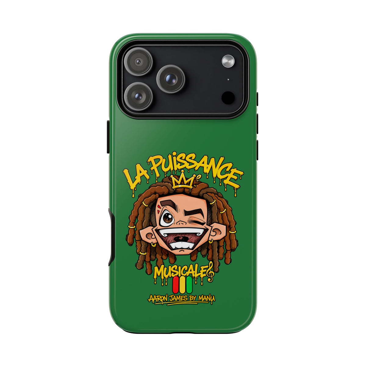 Coque Rasta King – Vert | La Puissance Musicale