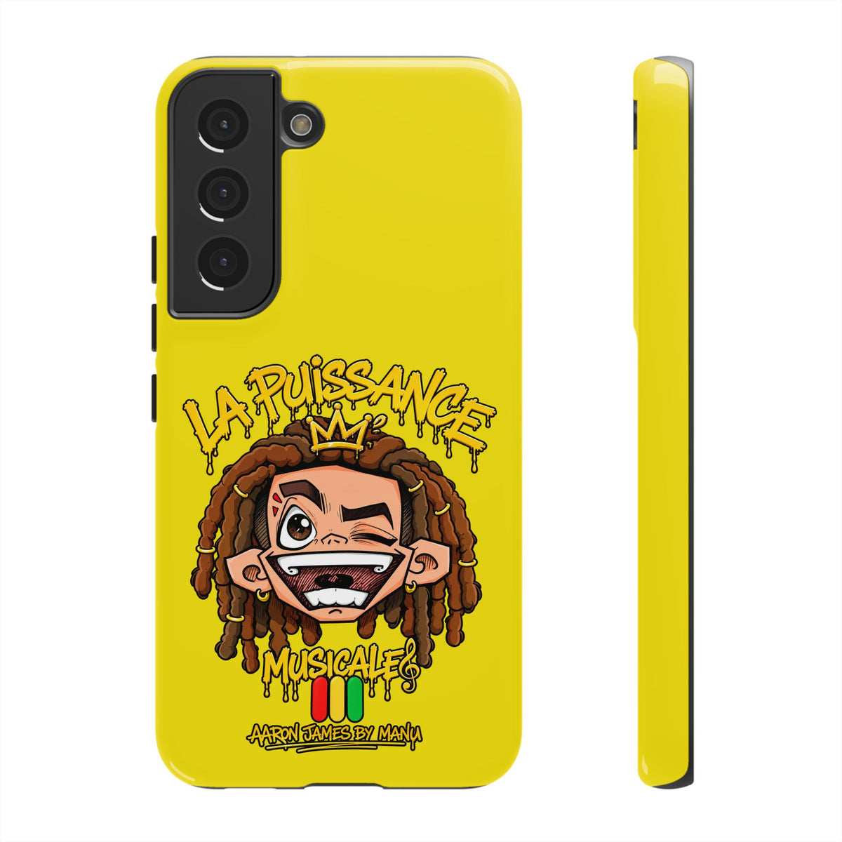 Coque Samsung Rasta King – Jaune | La Puissance Musicale – vue 17
