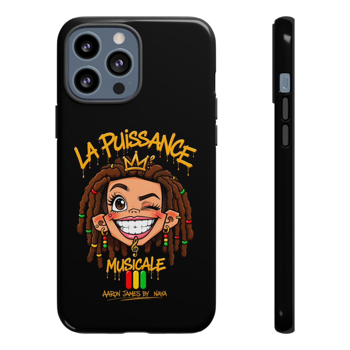 Coque Rasta Queen – Noir | La Puissance Musicale