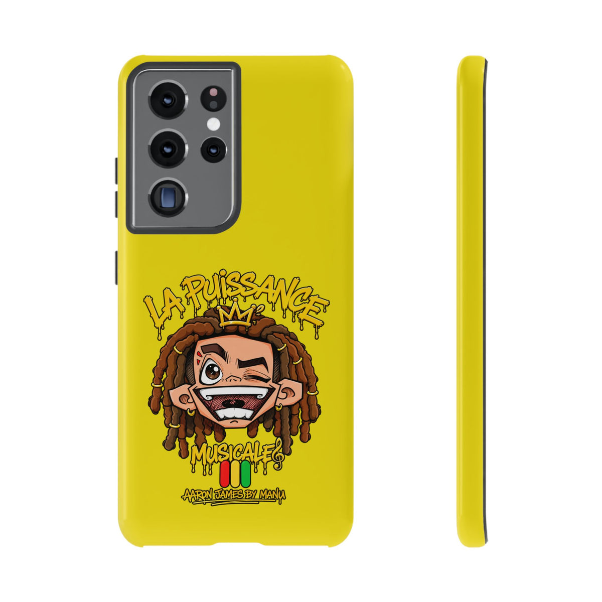 Coque Samsung Rasta King – Jaune | La Puissance Musicale – vue 11
