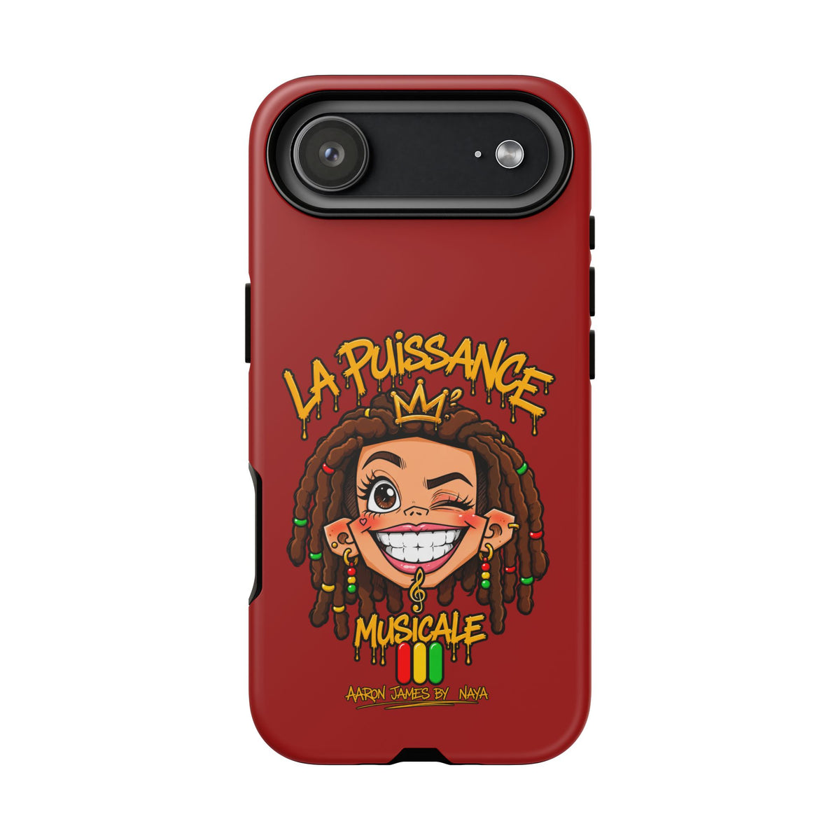 Coque Rasta Queen – Rouge | La Puissance Musicale
