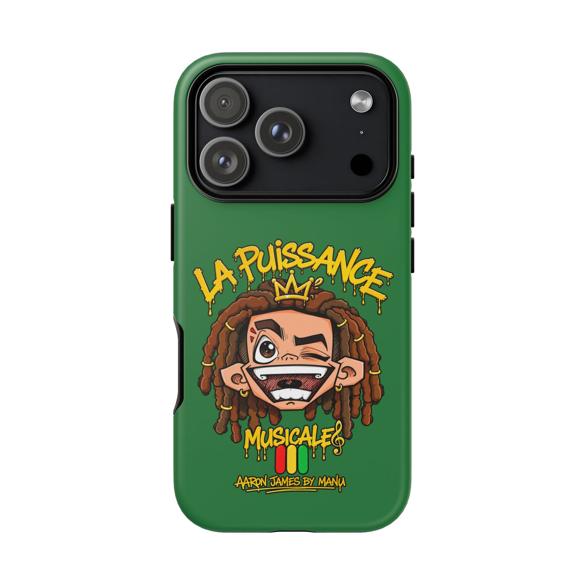 Coque Rasta King – Vert | La Puissance Musicale