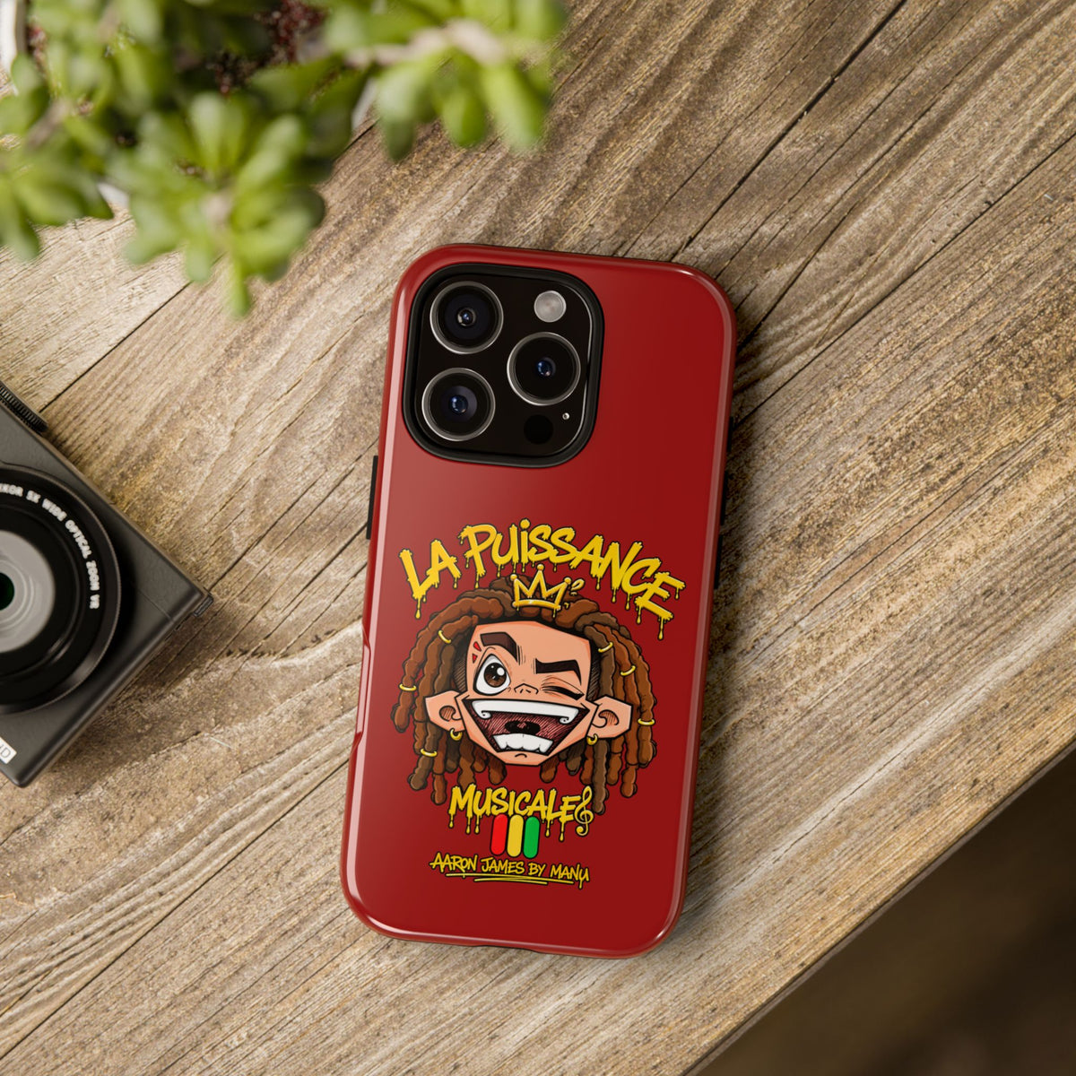 Coque Rasta King – Rouge | La Puissance Musicale