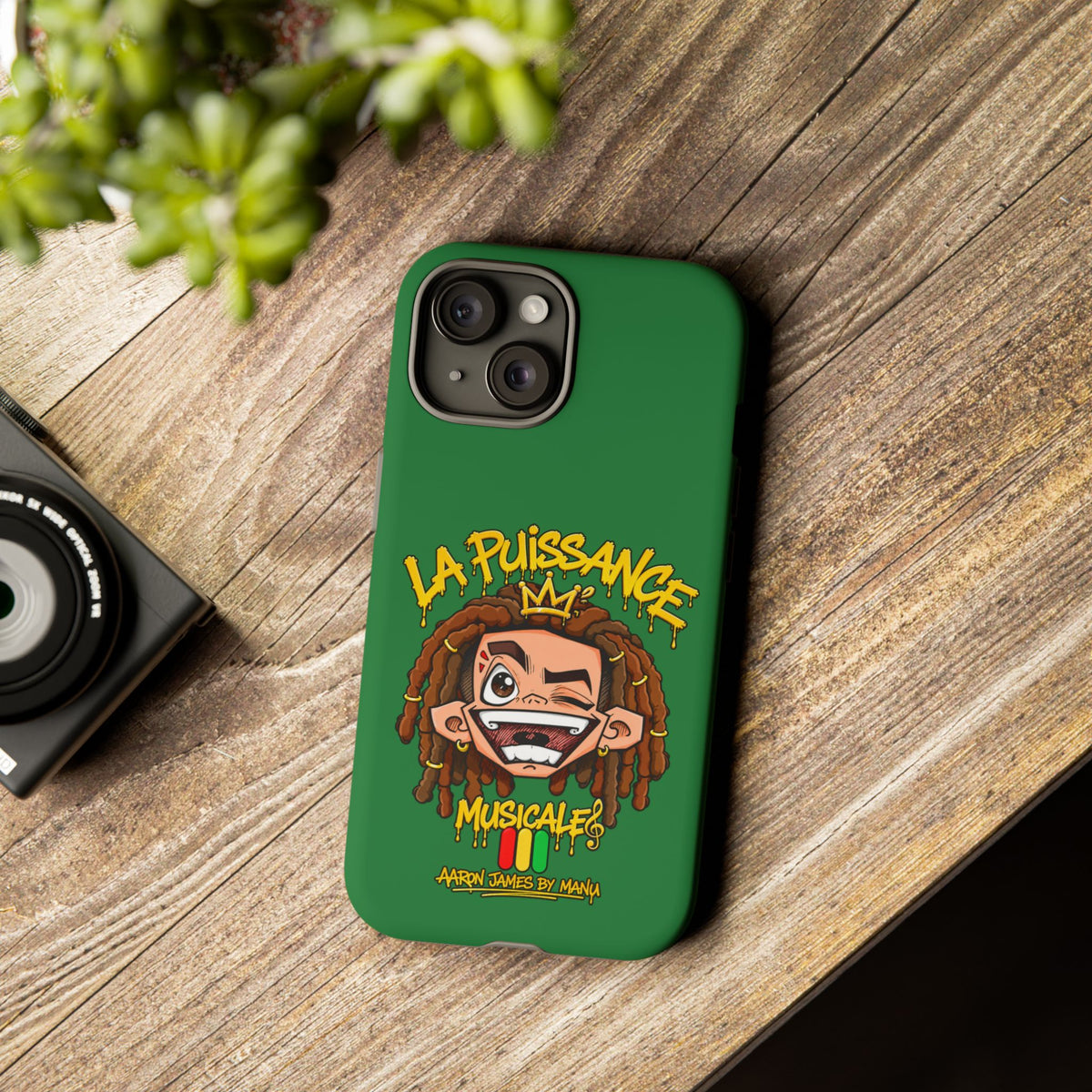 Coque Rasta King – Vert | La Puissance Musicale