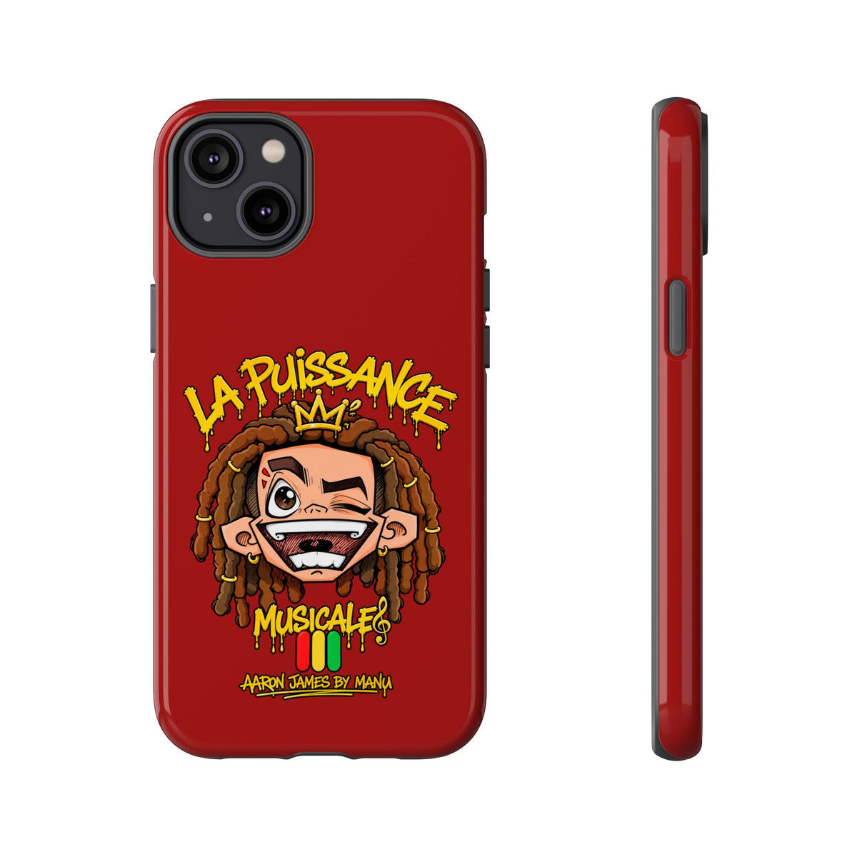 Coque Rasta King – Rouge | La Puissance Musicale
