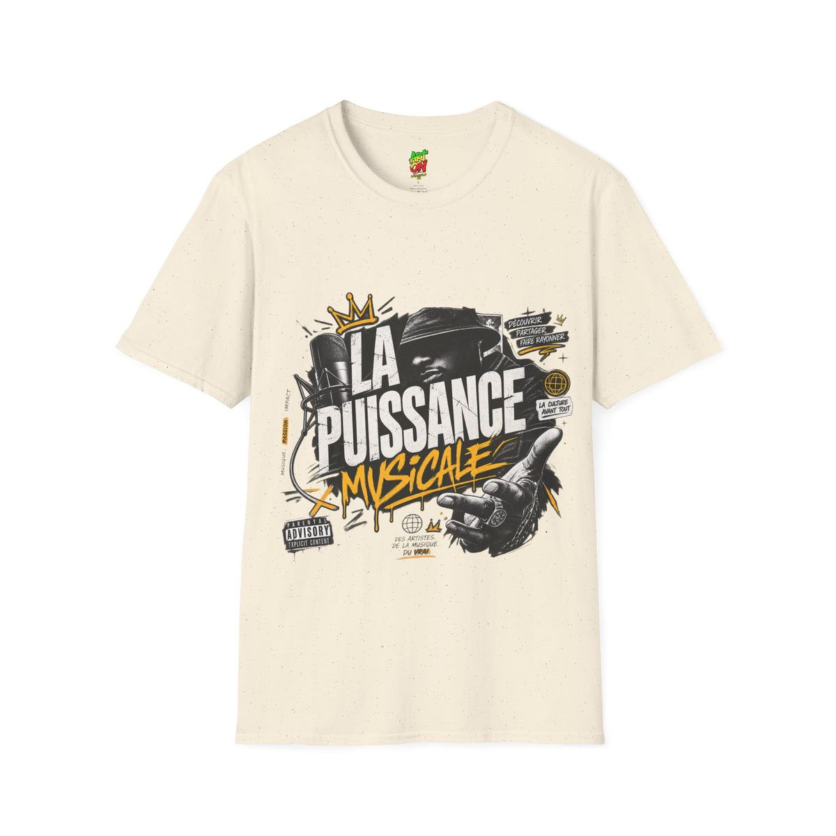 T-Shirt La Puissance Musicale Rap