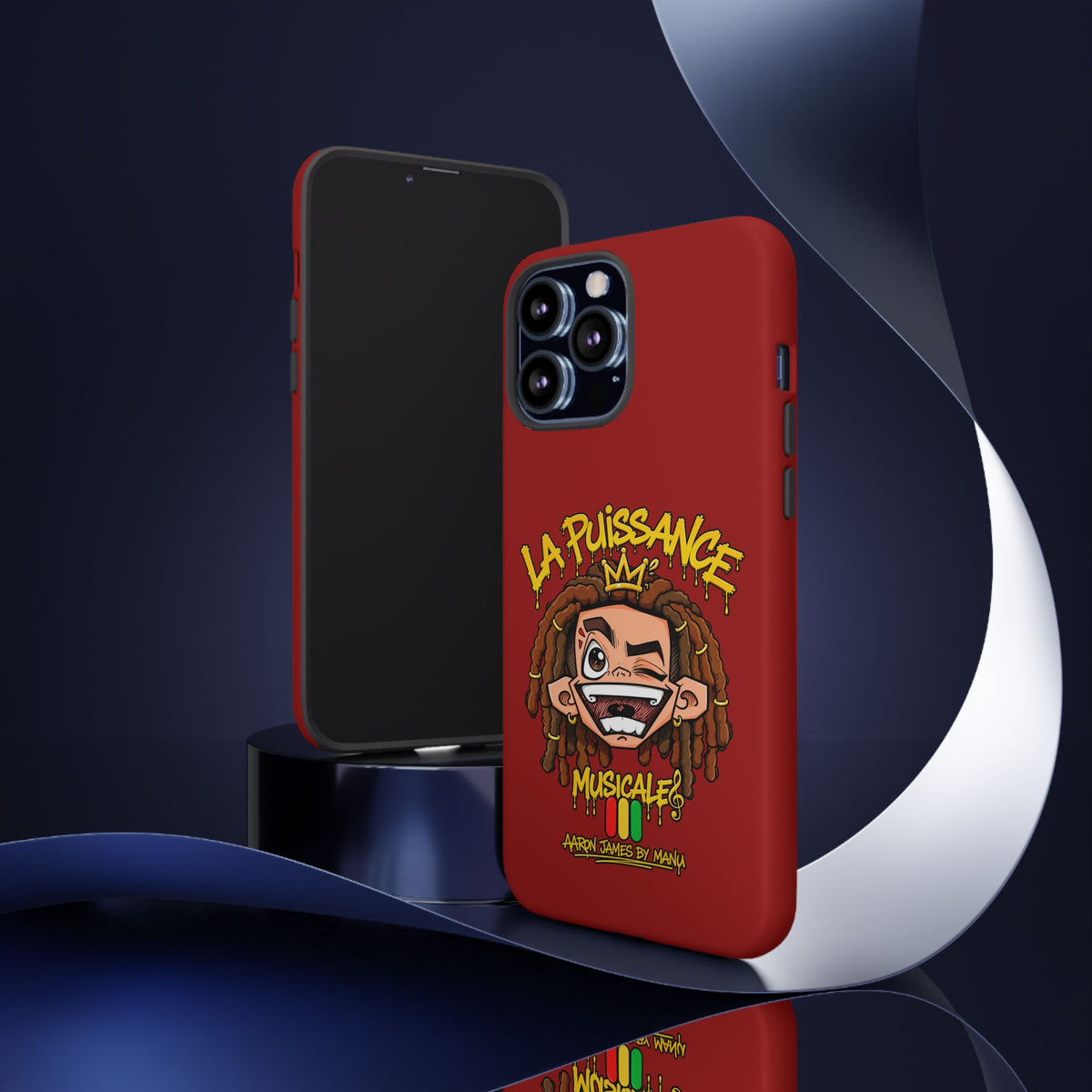 Coque Rasta King – Rouge | La Puissance Musicale