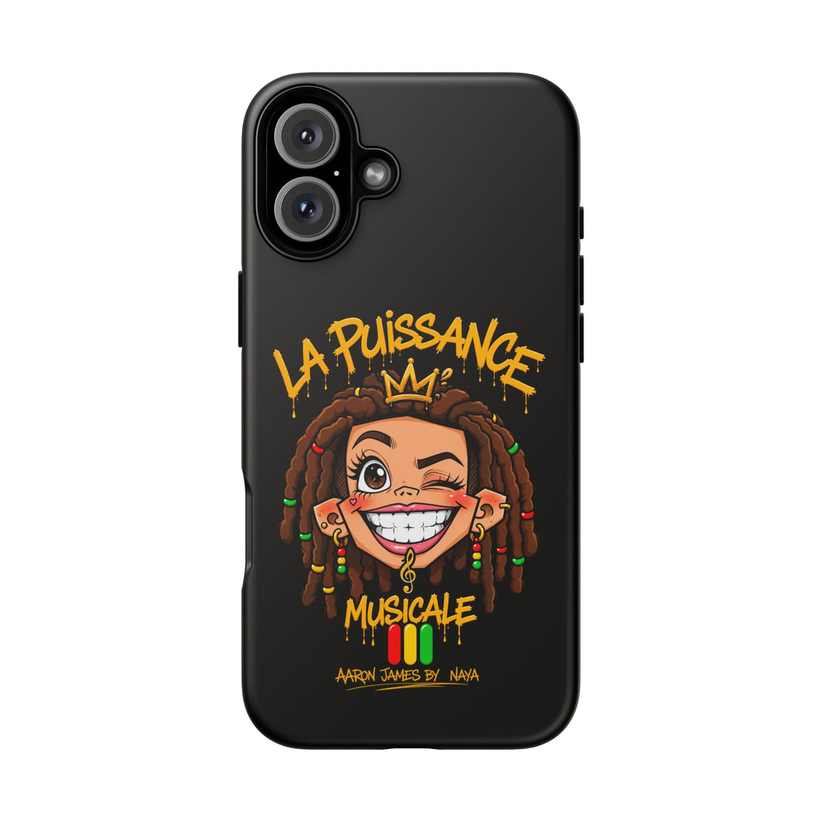 Coque Rasta Queen – Noir | La Puissance Musicale