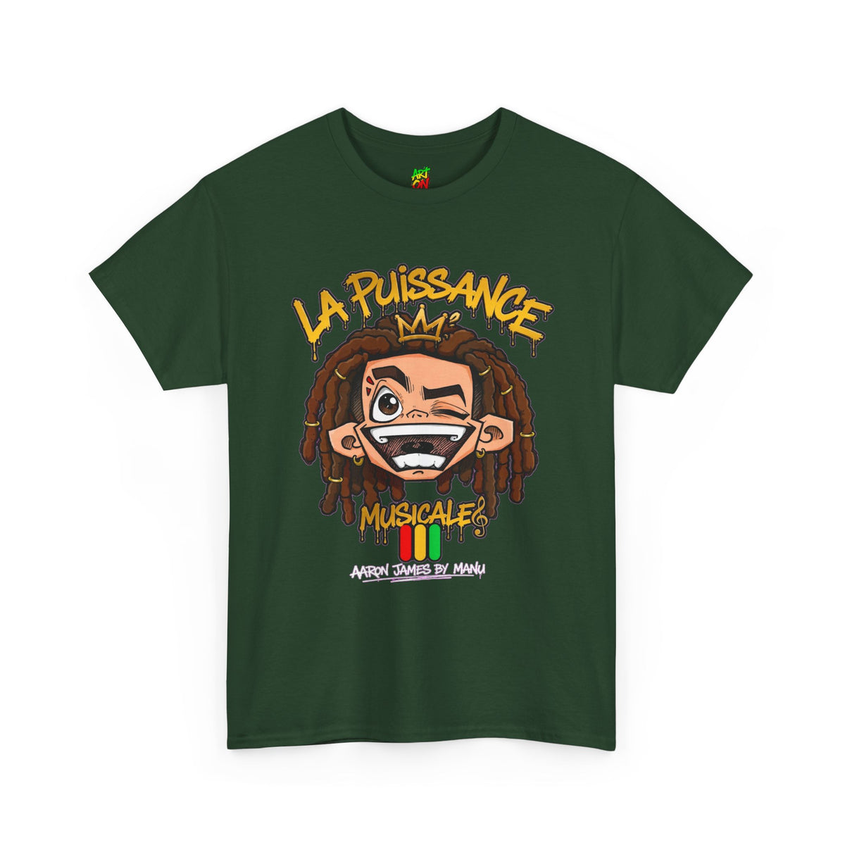 La Puissance Musicale Dreadlock Graphic Tee