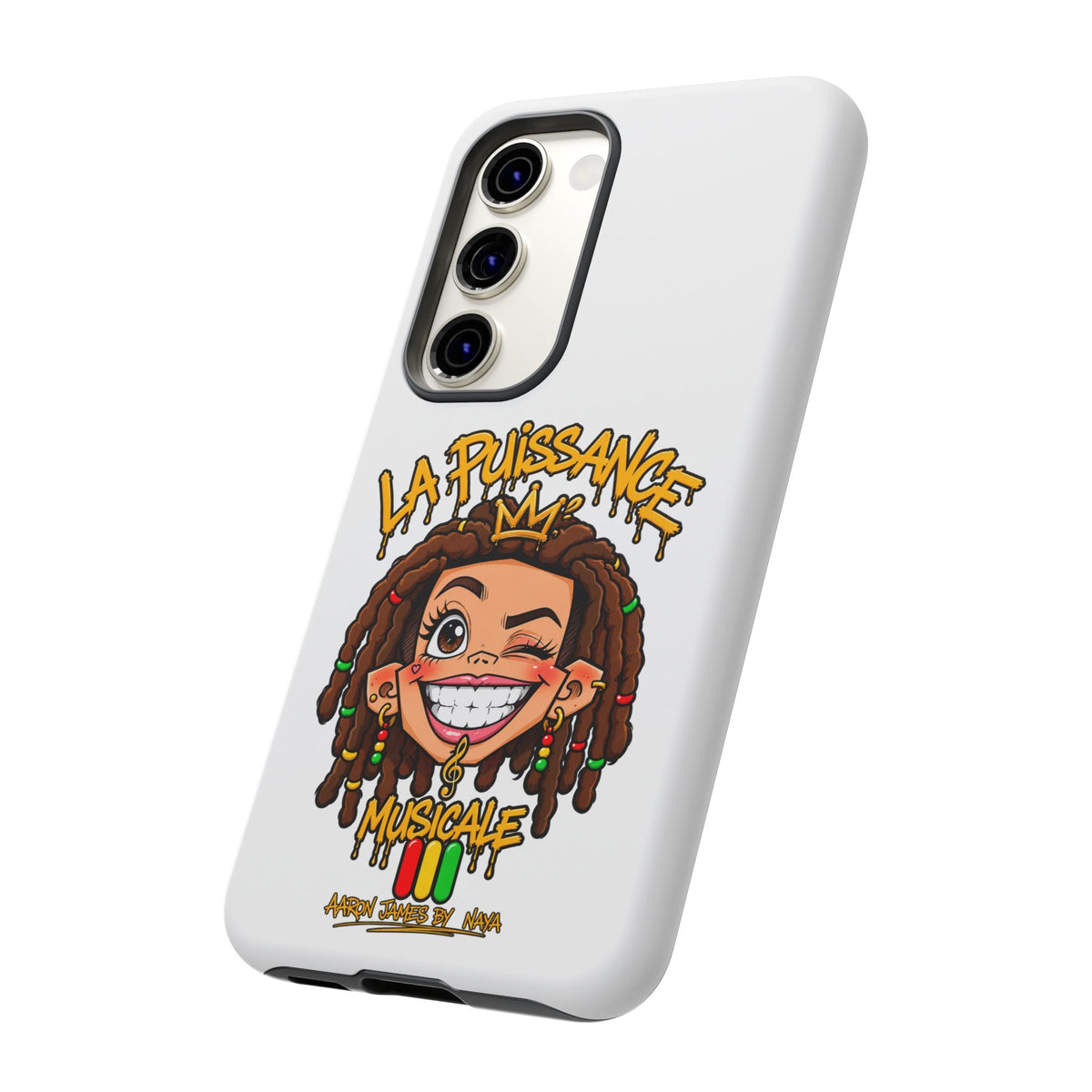 Coque Samsung Rasta Queen – Blanc | La Puissance Musicale – vue 49