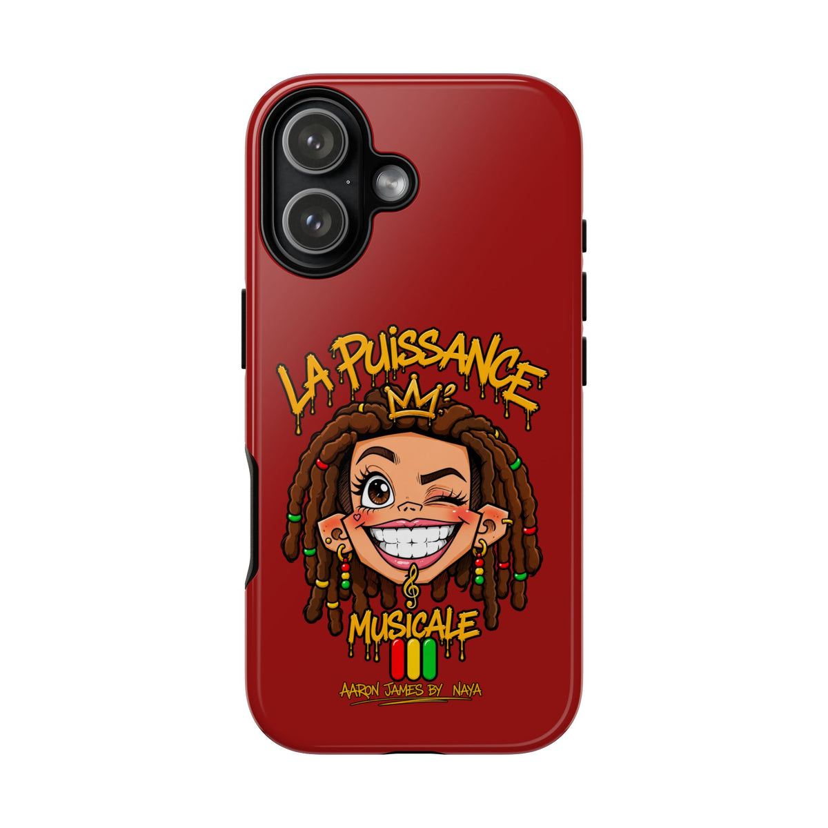 Coque Rasta Queen – Rouge | La Puissance Musicale