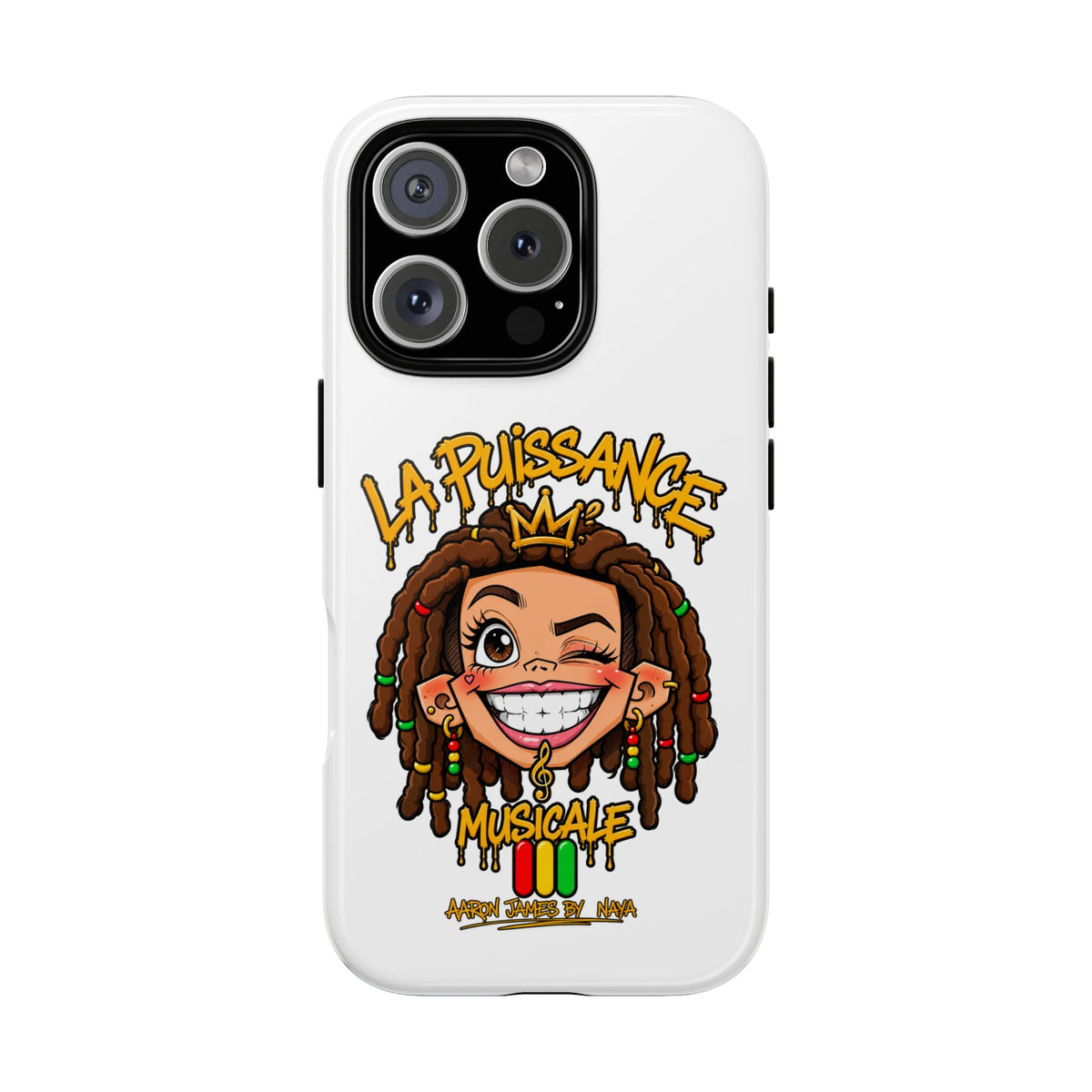 Coque Rasta Queen – Blanc | La Puissance Musicale