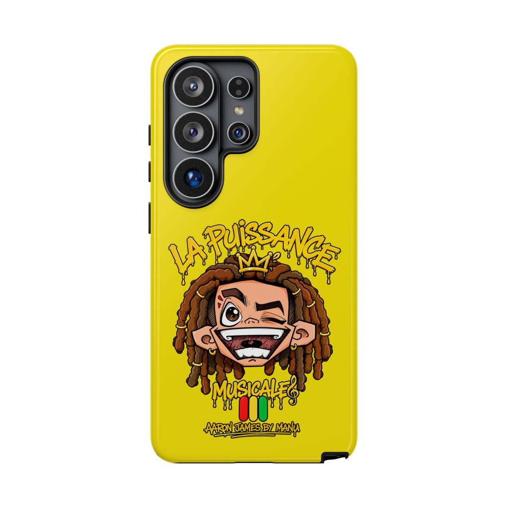 Coque Samsung Rasta King – Jaune | La Puissance Musicale