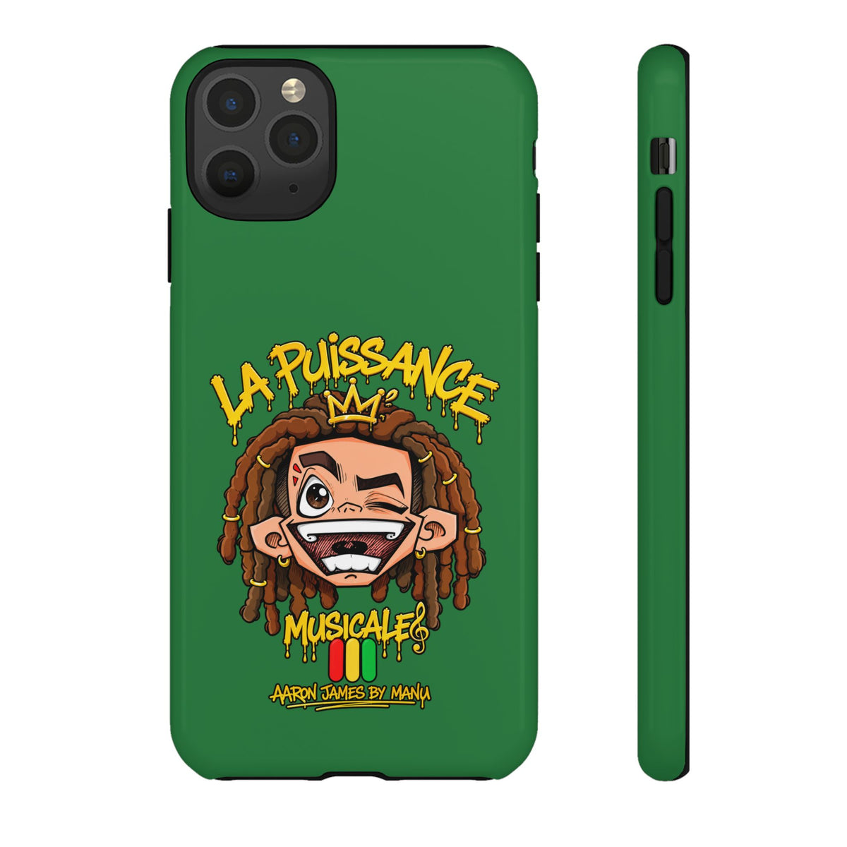 Coque Rasta King – Vert | La Puissance Musicale