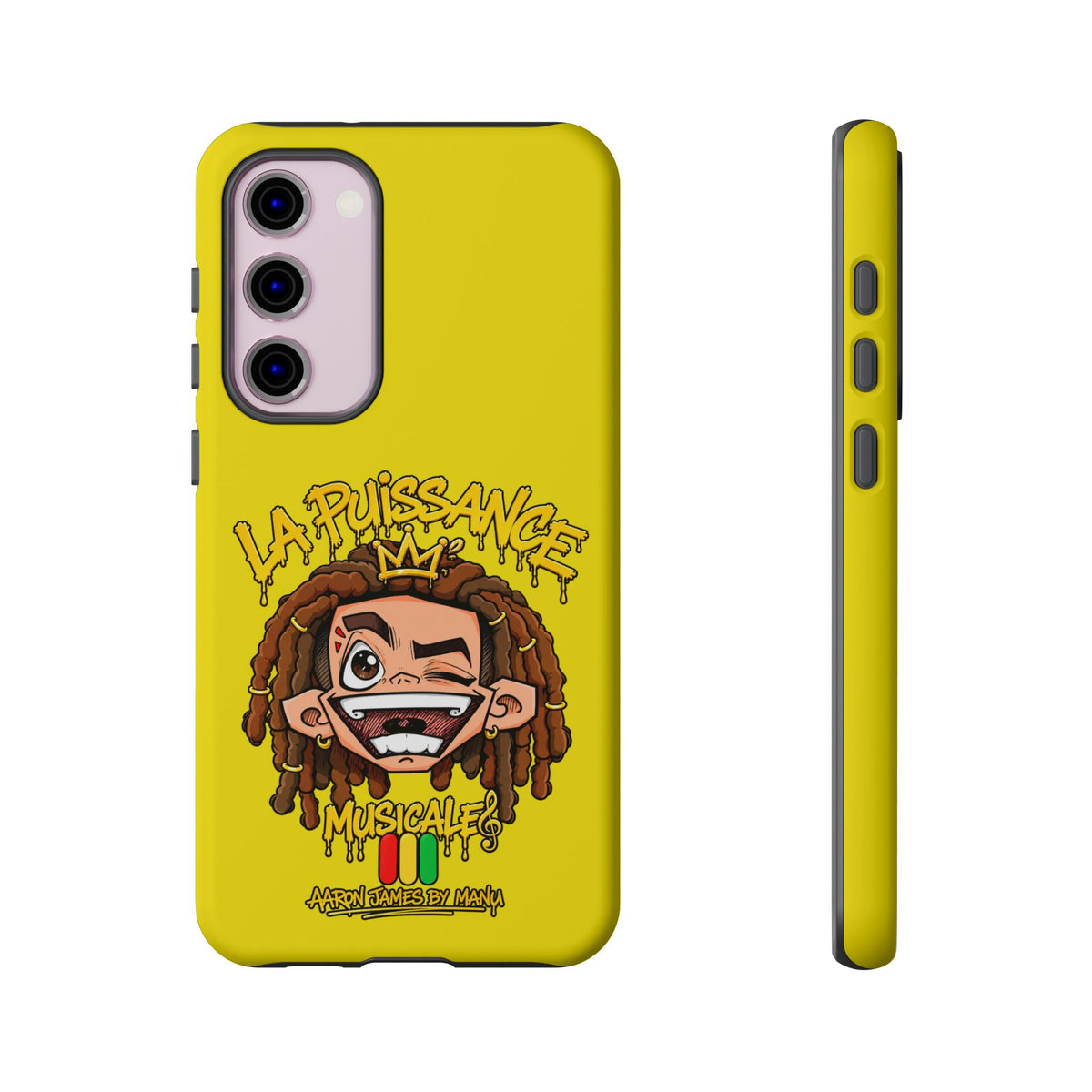 Coque Samsung Rasta King – Jaune | La Puissance Musicale – vue 26