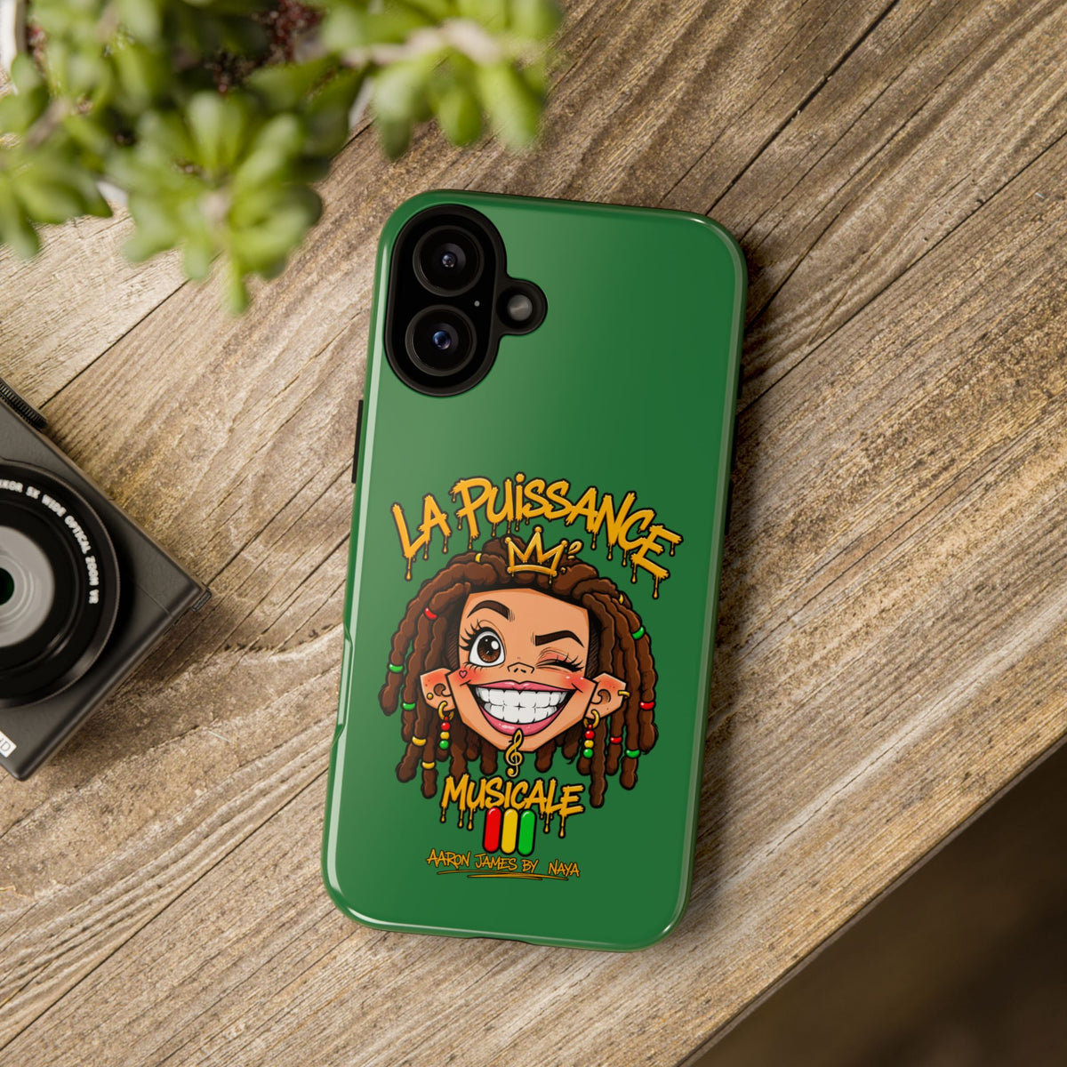Coque Rasta Queen – Vert | La Puissance Musicale