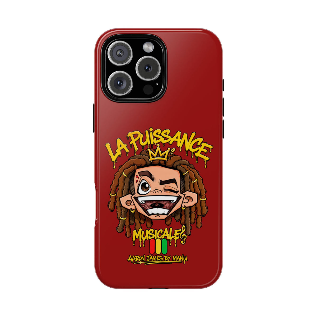 Coque Rasta King – Rouge | La Puissance Musicale