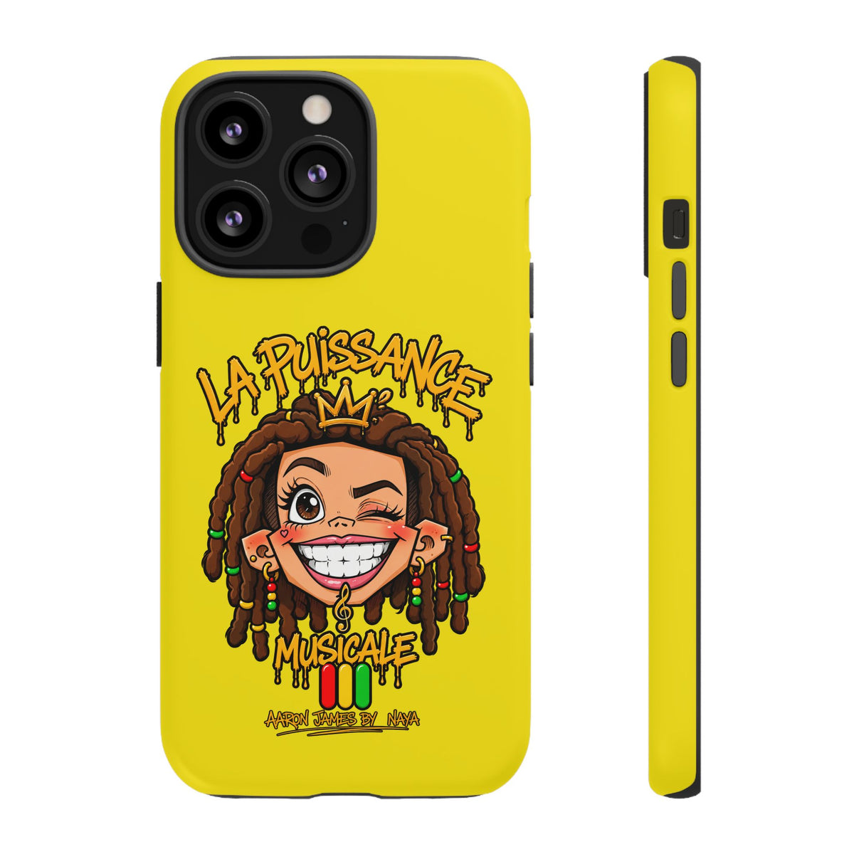 Coque Rasta Queen – Jaune | La Puissance Musicale