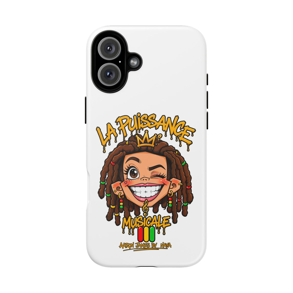 Coque Rasta Queen – Blanc | La Puissance Musicale