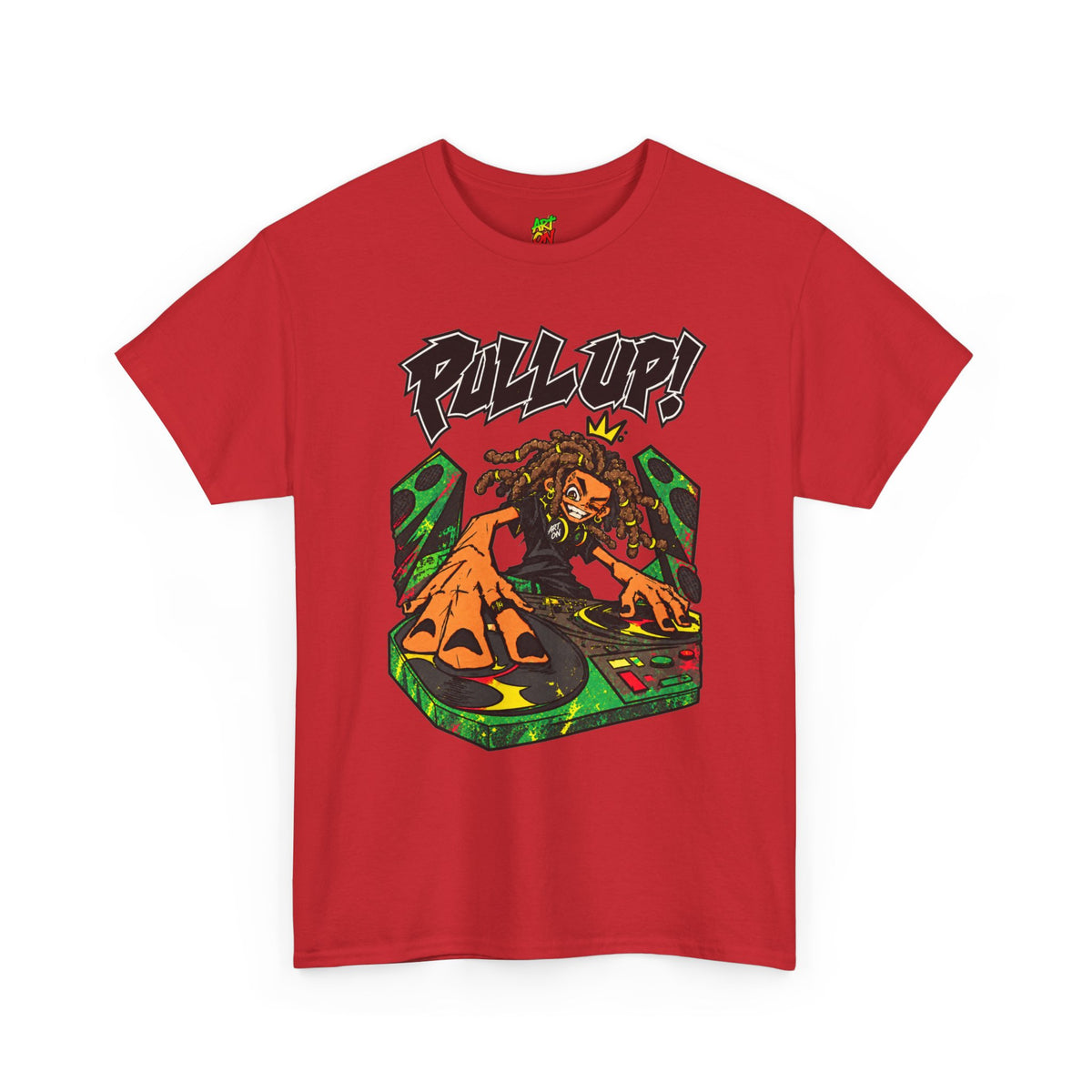 T-shirt DJ Rasta King 'Pull Up!'