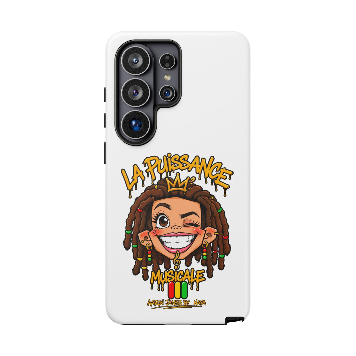 Coque Samsung Rasta Queen – Blanc | La Puissance Musicale – vue 46