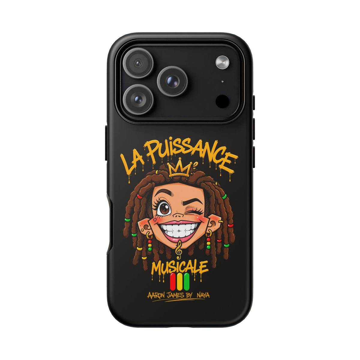 Coque Rasta Queen – Noir | La Puissance Musicale