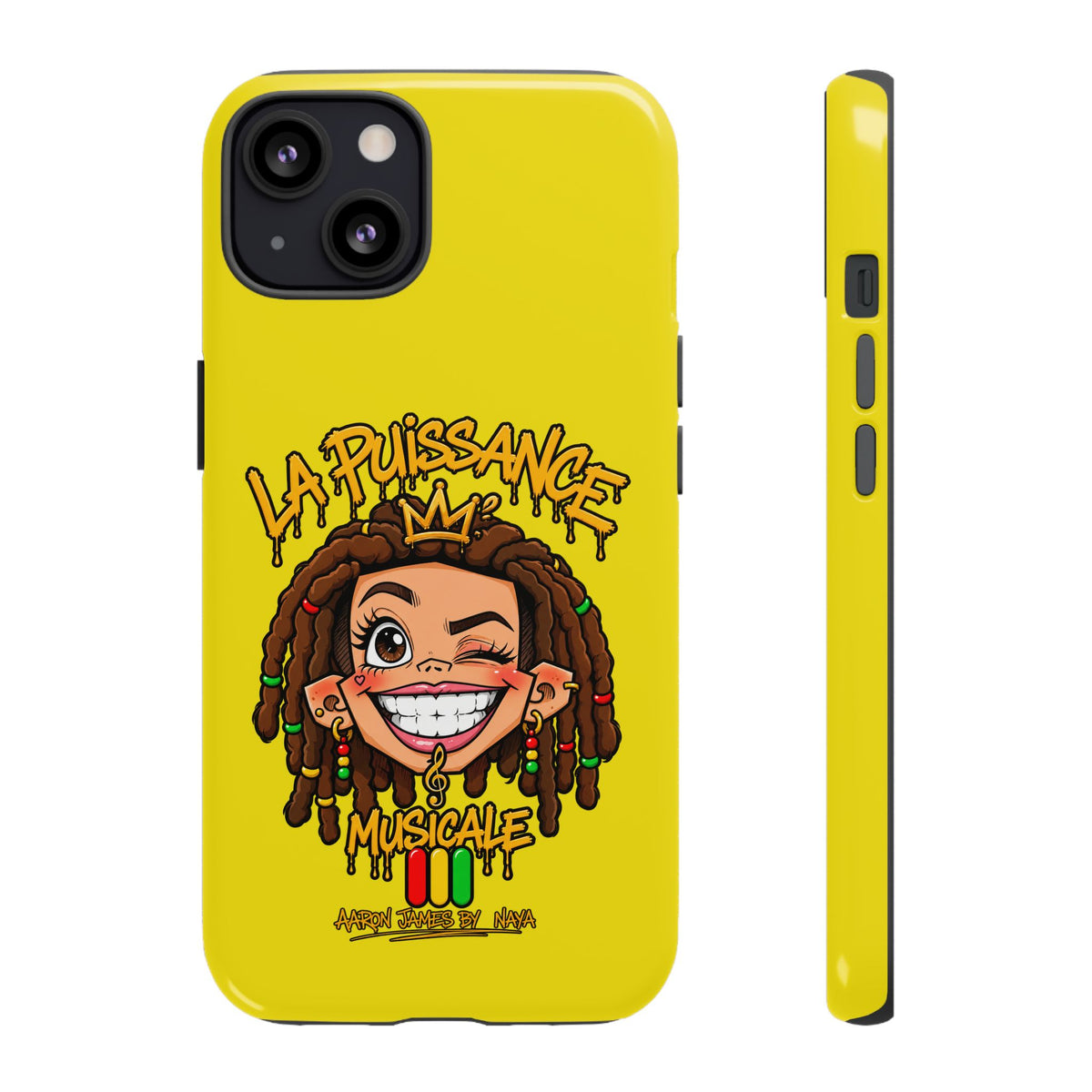 Coque Rasta Queen – Jaune | La Puissance Musicale
