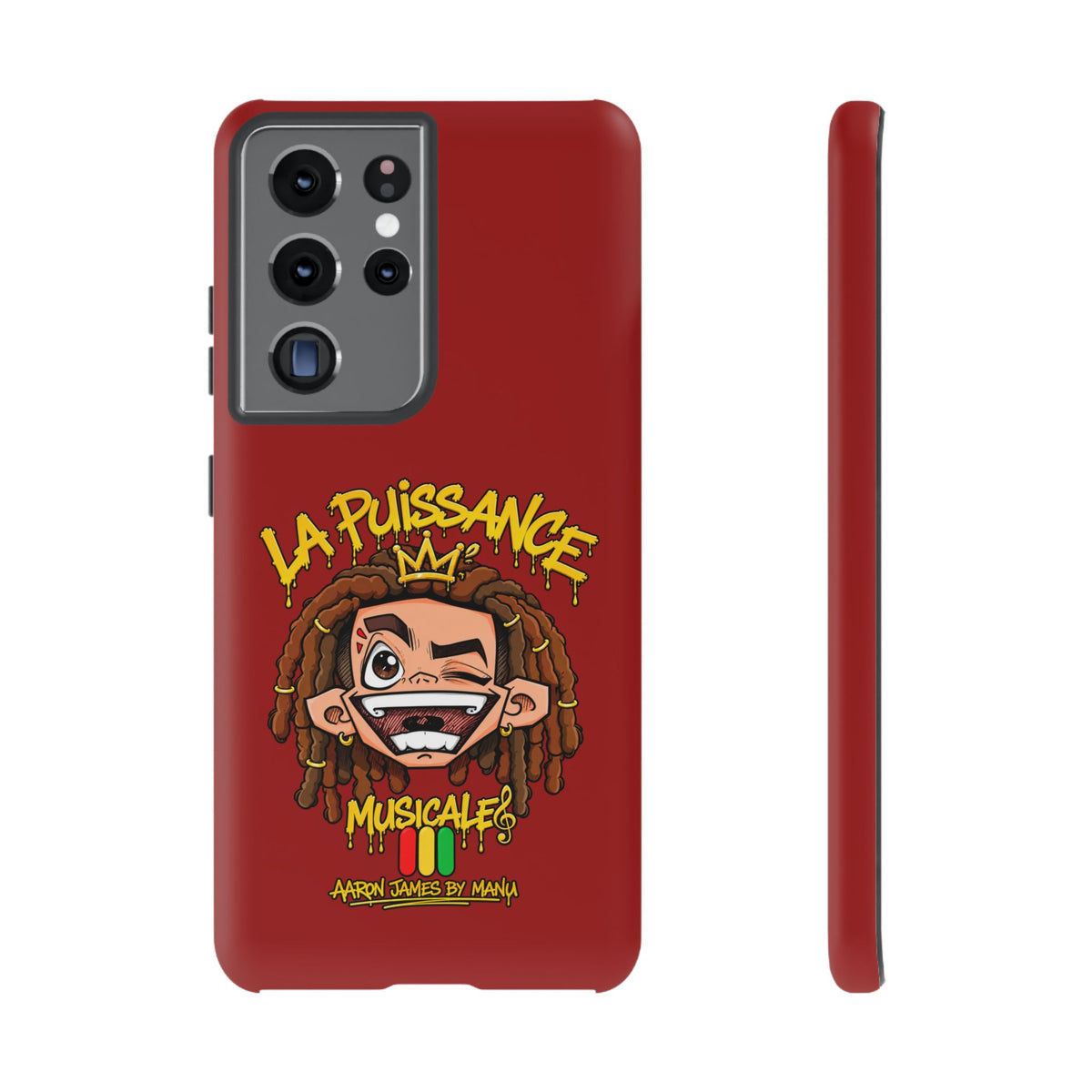 Coque Samsung Rasta King – Rouge | La Puissance Musicale