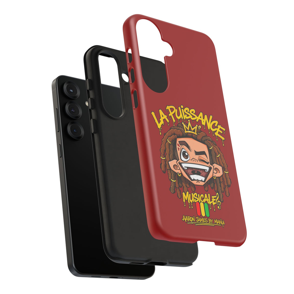 Coque Samsung Rasta King – Rouge | La Puissance Musicale