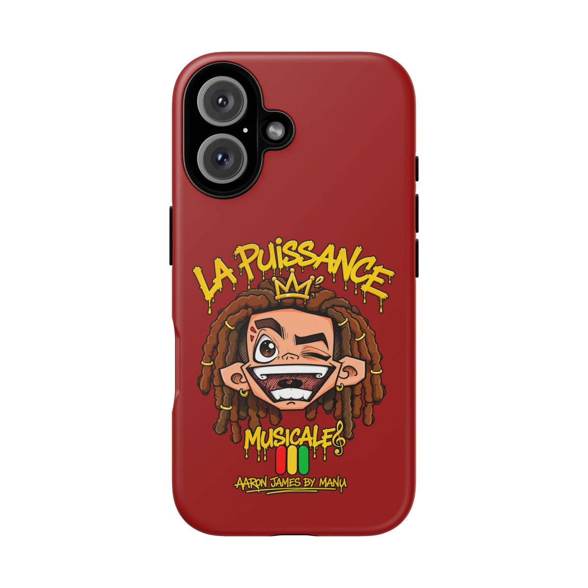 Coque Rasta King – Rouge | La Puissance Musicale
