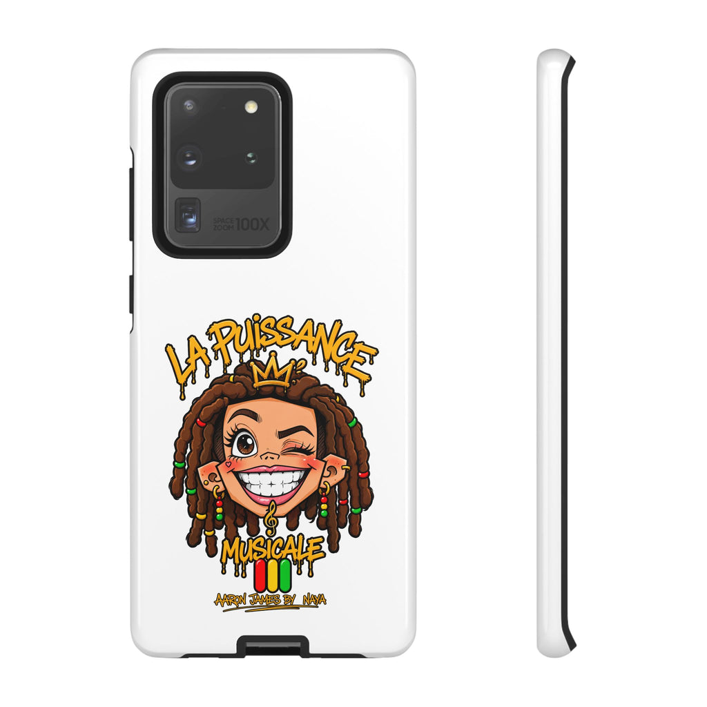 Coque Samsung Rasta Queen – Blanc | La Puissance Musicale – vue 3