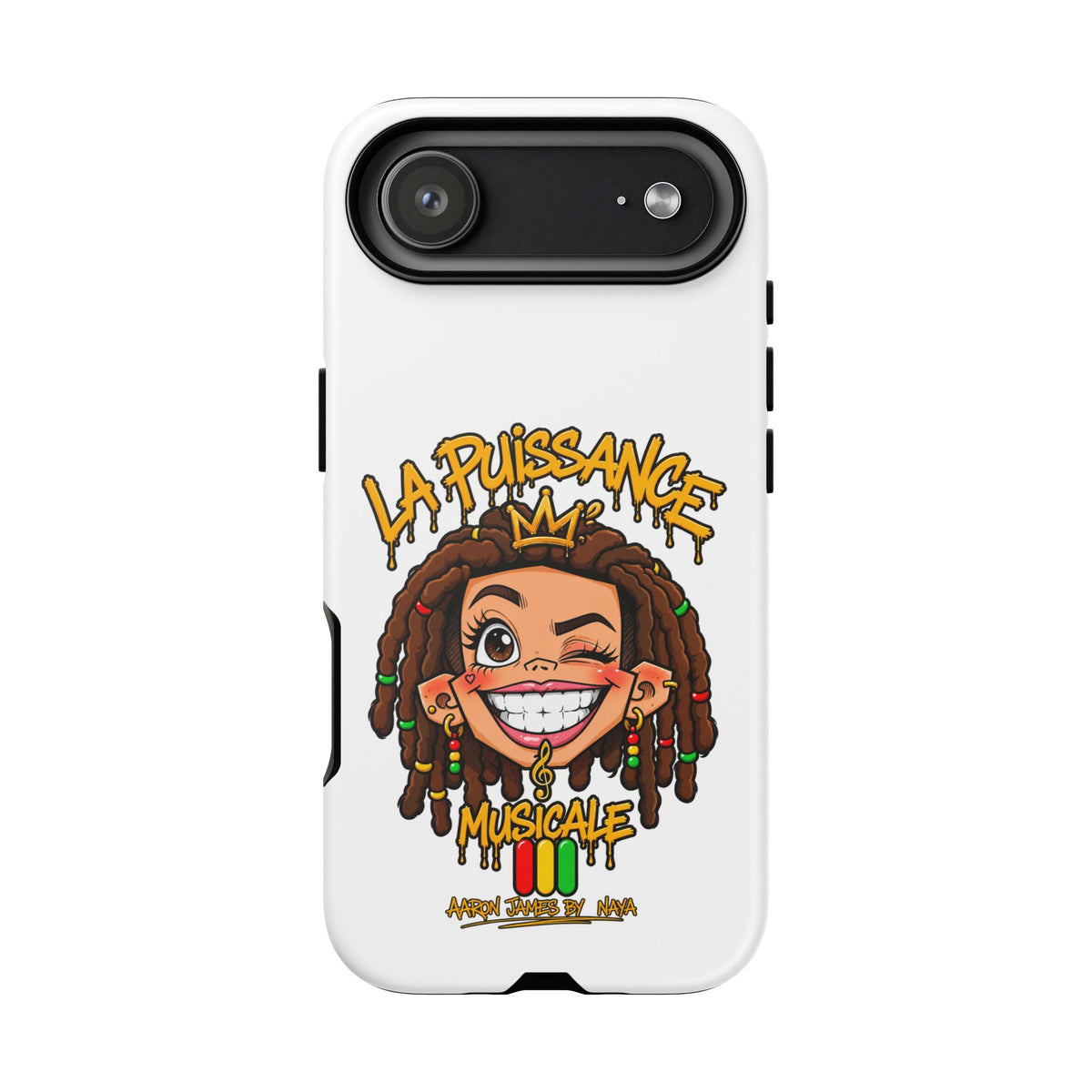 Coque Rasta Queen – Blanc | La Puissance Musicale