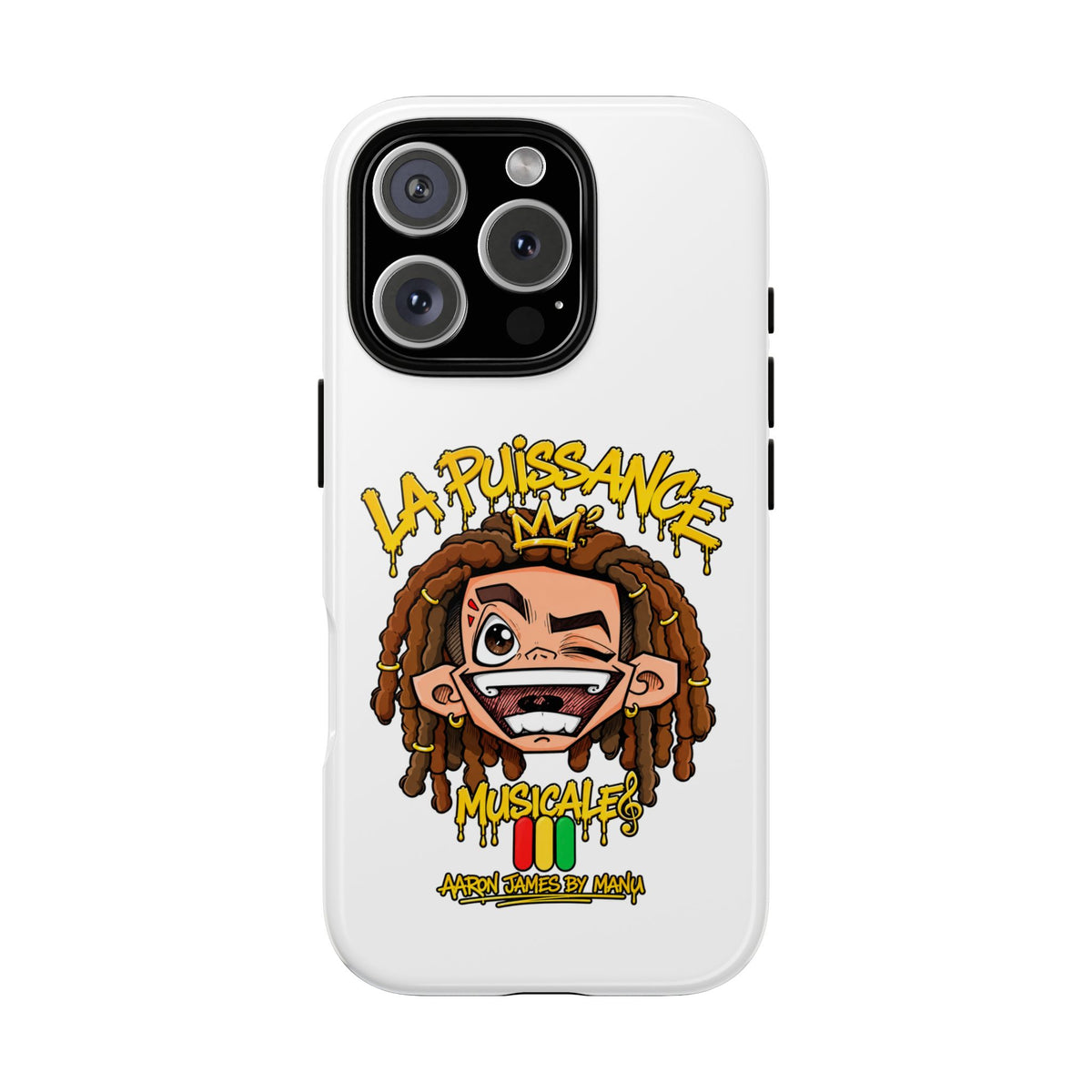 Coque Rasta King – Blanc | La Puissance Musicale