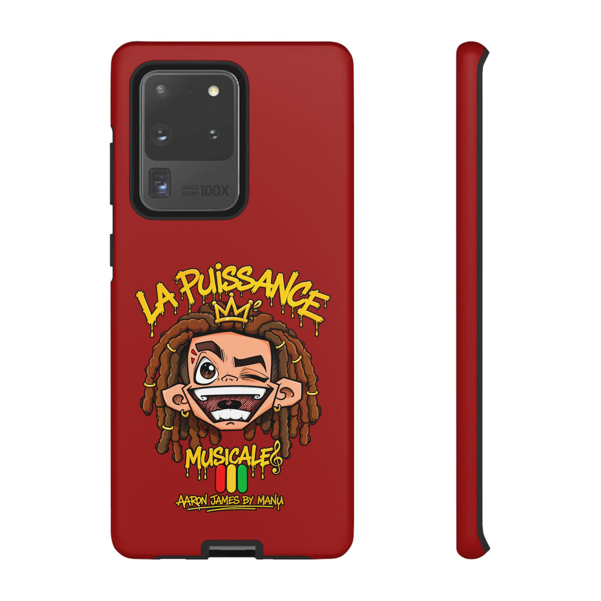 Coque Samsung Rasta King – Rouge | La Puissance Musicale