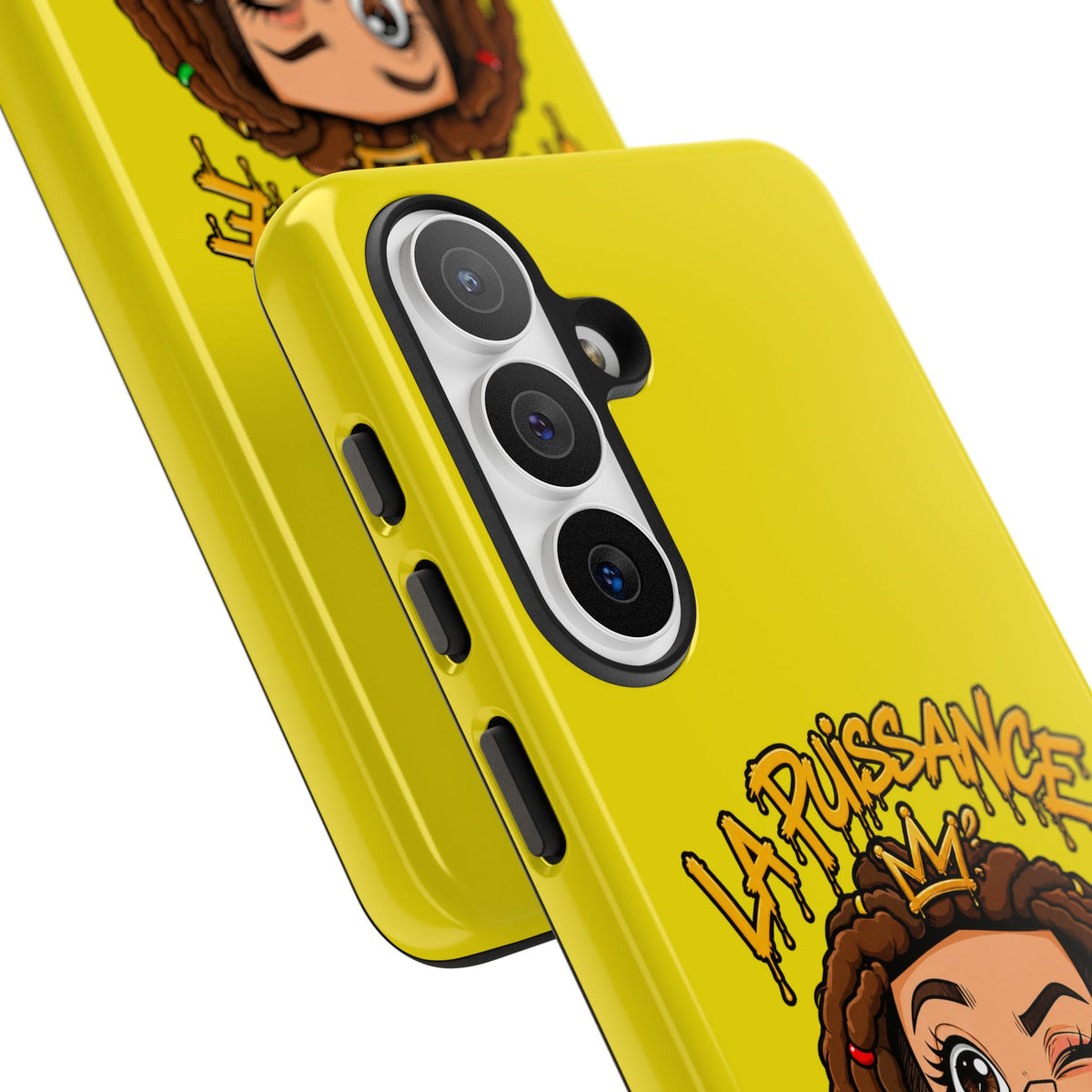 Coque Samsung Rasta Queen – Jaune | La Puissance Musicale