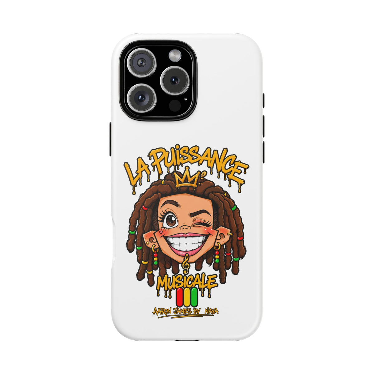 Coque Rasta Queen – Blanc | La Puissance Musicale