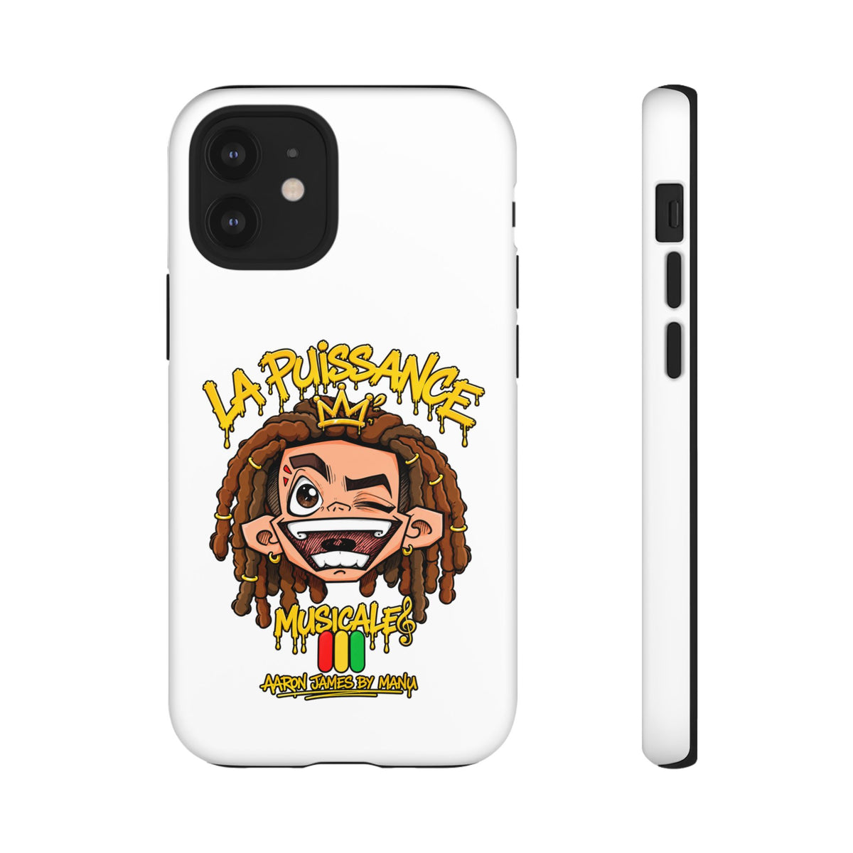 Coque Rasta King – Blanc | La Puissance Musicale