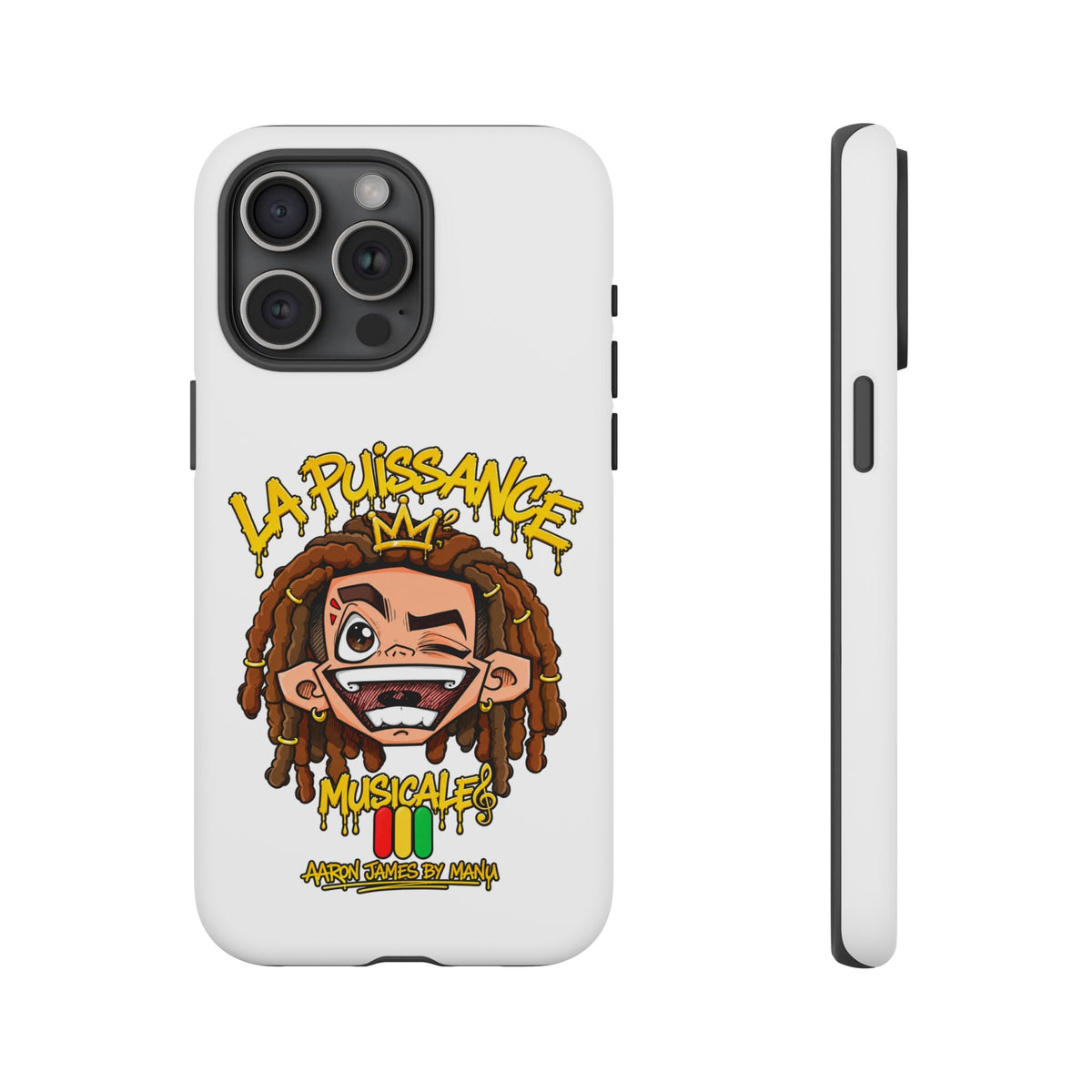 Coque Rasta King – Blanc | La Puissance Musicale