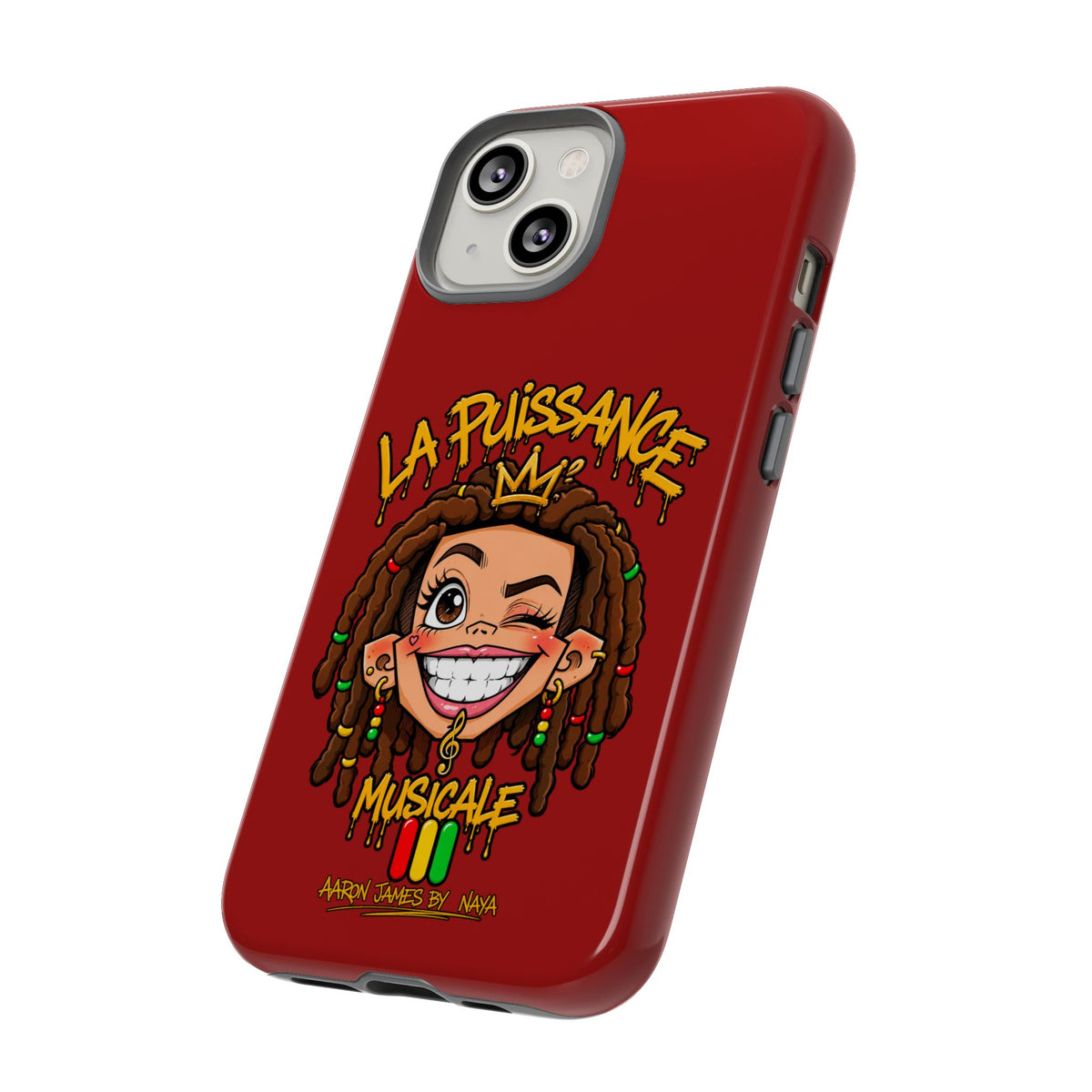 Coque Rasta Queen – Rouge | La Puissance Musicale