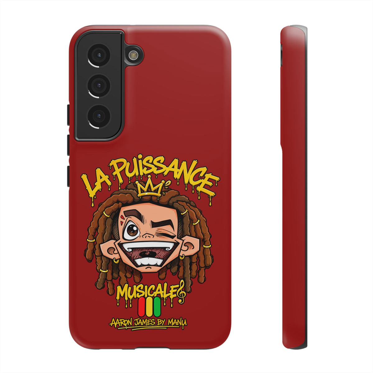 Coque Samsung Rasta King – Rouge | La Puissance Musicale