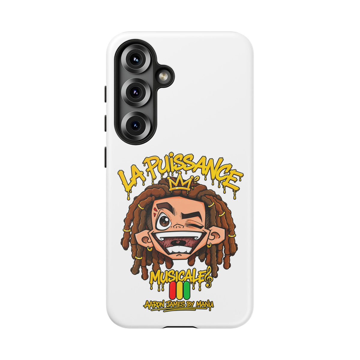 Coque Samsung Rasta King – Blanc | La Puissance Musicale – vue 36