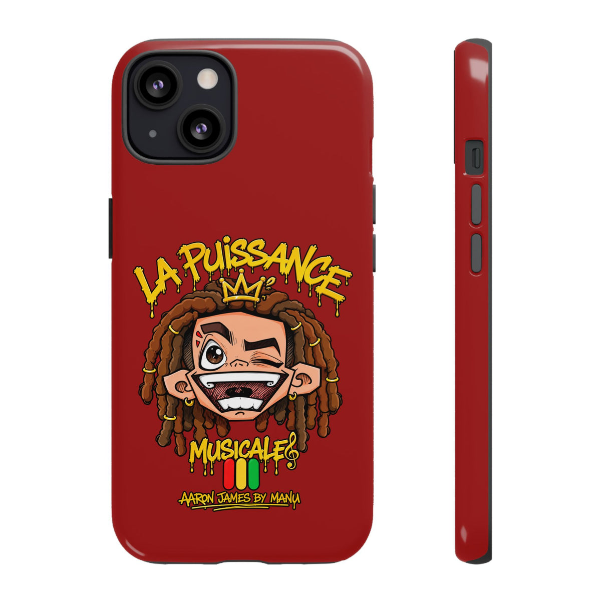 Coque Rasta King – Rouge | La Puissance Musicale