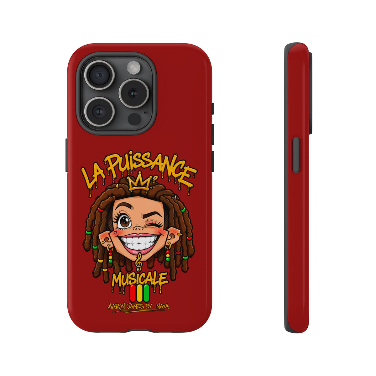 Coque Rasta Queen – Rouge | La Puissance Musicale
