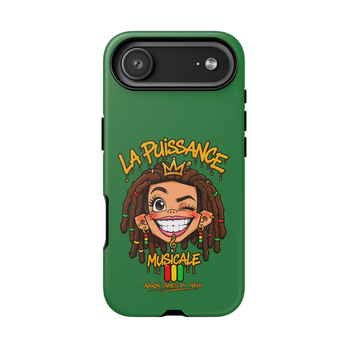 Coque Rasta Queen – Vert | La Puissance Musicale