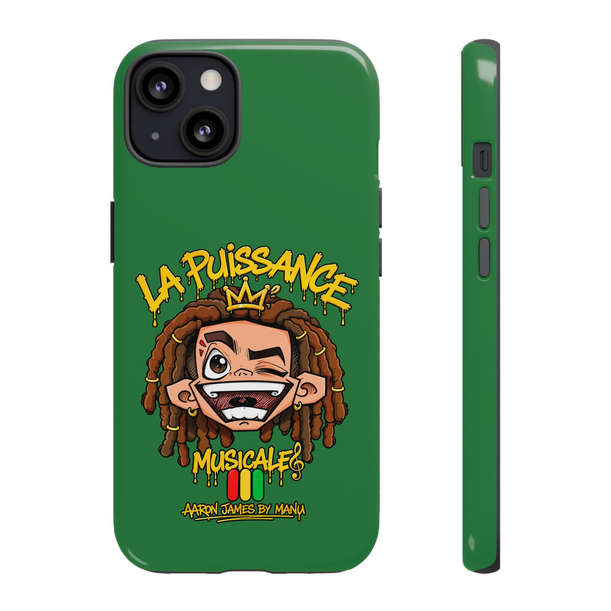 Coque Rasta King – Vert | La Puissance Musicale